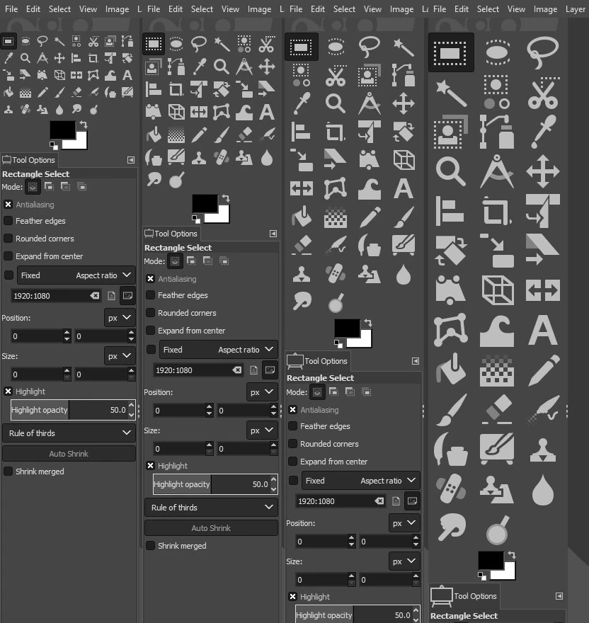 gimp i photoshop sravnenie instrumentov dlya raboty s tekstom
