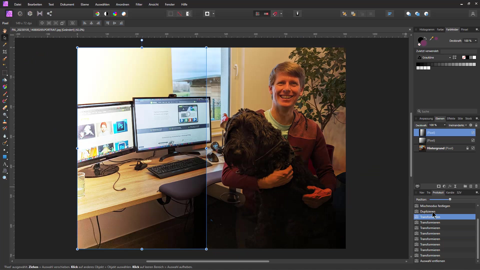 organizatsiya sloyov v affinity photo povyshenie effektivnosti rabochego protsessa