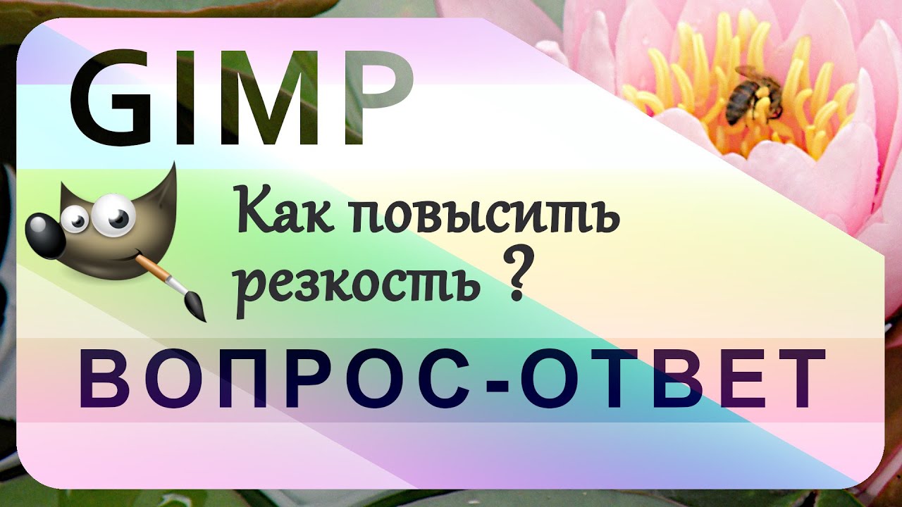 rezkost i povyshenie detalizatsii v gimp